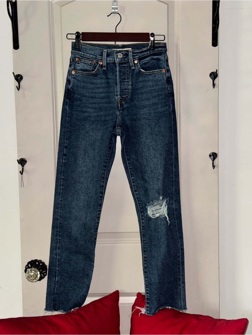 Levi's Dark Blue Women's Straight-Leg Jeans